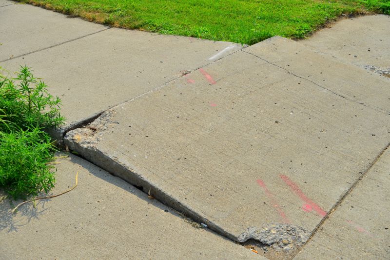 Sunken Sidewalk Repair